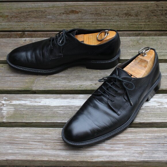 Tod's Black Plain Toe Derby, Made in Italy, EUC Men's 9 UK, 10 US - Picture 12 of 12